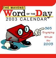 The Mavens' Word of the Day cover