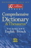 Collins-Robert Comprehensive French-English Dictionary cover