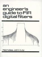 An Engineer's Guide to Fir Digital Filters cover