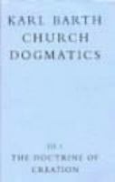 Doctrine of Creation, Part 1 (volume3) cover