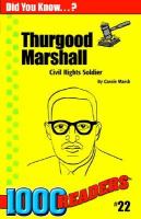 Thurgood Marshall Civil Rights Solider cover