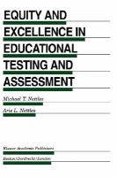 Equity and Excellence in Educational Testing and Assessment cover
