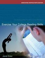 Exercise Your College Reading Skills Developing More Powerful Comprehension cover