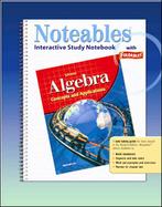 Algebra: Concepts and Applications, Noteables: Interactive Study Notebook with Foldables cover