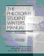 Philosophy Student Writer's Manual, The cover