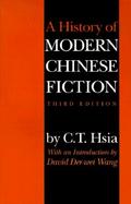 History Of Modern Chinese Fiction cover