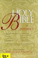 Holy Bible and Reference King James Version Black Bonded Leather, Gold Edition cover