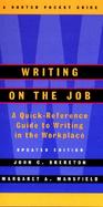 Writing on the Job: A Norton Pocket Guide cover