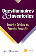 Questionnaires and Inventories Surveying Opinions and Assessing Personality cover
