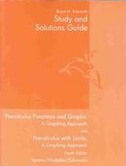 Study and Solutions Guide for Larson/Hostetler/Edwards Precalculus Functions and Graphs: A Graphing Approach, 4th cover