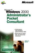 Microsoft Windows 2000 Administrator's Pocket Consultant cover