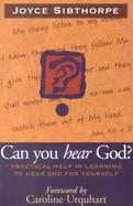 Can You Hear God? cover