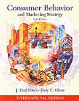 Consumer Behavior and Marketing Strategy cover