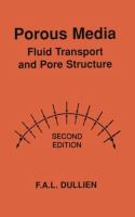 Porous Media: Fluid Transport and Pore Structure cover