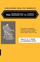 Philosophers Speak for Themselves from Descartes to Locke cover