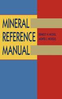 The Mineral Reference Manual cover