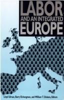 Labor and an Integrated Europe cover