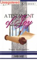 Testament of Joy: cover