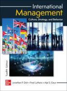 International Management: Culture, Strategy, and Behavior cover