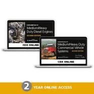 CDX Learning Medium/Heavy duty Diesel Engines second edition Systems & Engines 2edition, CDX Online 2 Year access cover