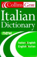 Collins Gem Italian Dictionary Italian/English English/Italian cover