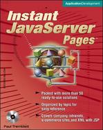 Instant JavaServer Pages with CDROM cover