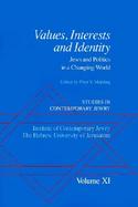 Values, Interests and Identity Jews and Politics in a Changing World 1995 cover