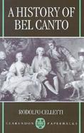 A History of Bel Canto cover