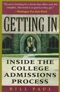 Getting in Inside the College Admissions Process cover
