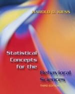 Statistical Concepts for the Behavioral Sciences cover