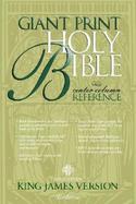 King James Version Giant Print Reference Bible Gold cover