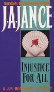 Injustice for All A J.P. Beaumont Mystery cover