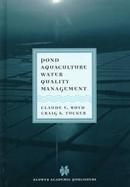 Pond Aquaculture Water Quality Management cover