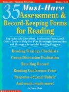 35 Must-Have Assessment and Record-Keeping Forms for Reading Grades 4-8 cover