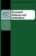 Economic Behavior and Institutions cover