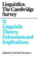 Linguistic Theory Extensions and Implications (volume2) cover