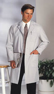Mens Professional Lab Coat-White-Size 34 cover