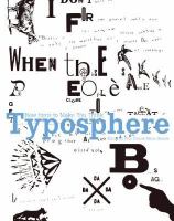 Typosphere New Fonts to Make You Think cover