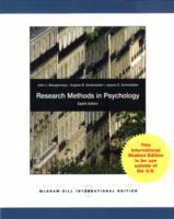 Research Methods In Psychology cover