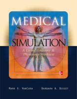 Medical Simulation: A Living Anatomy and Physiology Worktext, Binder and Poster cover