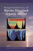 Biogeochemistry of Marine Dissolved Organic Matter cover