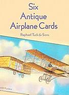 Six Antique Airplane Cards cover