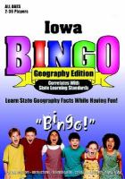 Iowa Bingo Geography Edition cover
