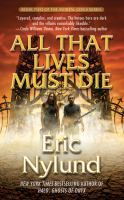 All That Lives Must Die cover