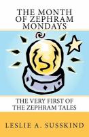 The Month of Zephram Mondays : The very first of the Zephram Tales cover