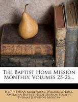 The Baptist Home Mission Monthly cover