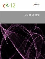 FlexBook: CK-12 Calculus cover
