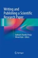 Writing and Publishing a Scientific Research Paper cover