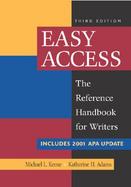 Easy Access The Reference Handbook for Writers Includes 2001 Apa Update cover