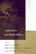 Legalization and World Politics cover